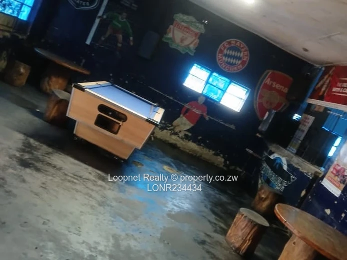 Shamva Shop & Bar with Pool Table, Yard & CCTV